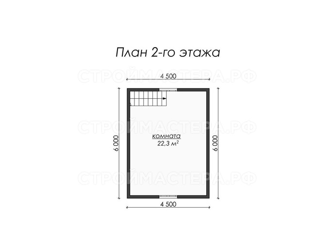 Дом из бруса проект «ДБ-6»