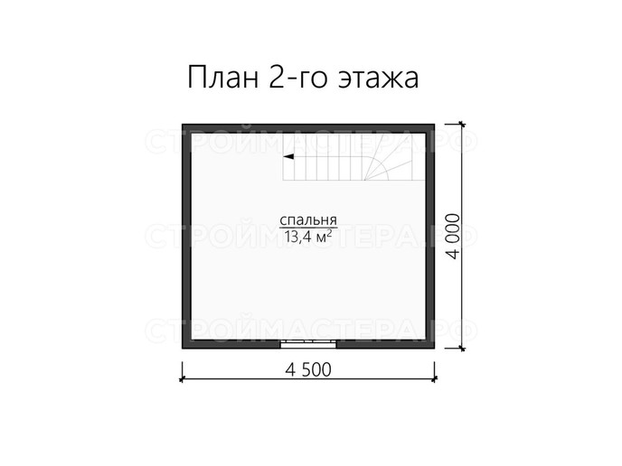 Дом из бруса проект «ДБ-20»