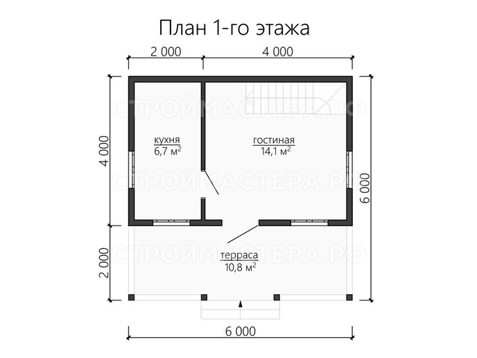 Каркасный дом проект «КД-23»