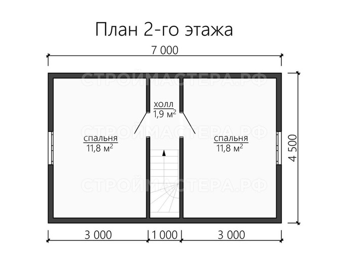 Дом из бруса проект «ДБ-33»