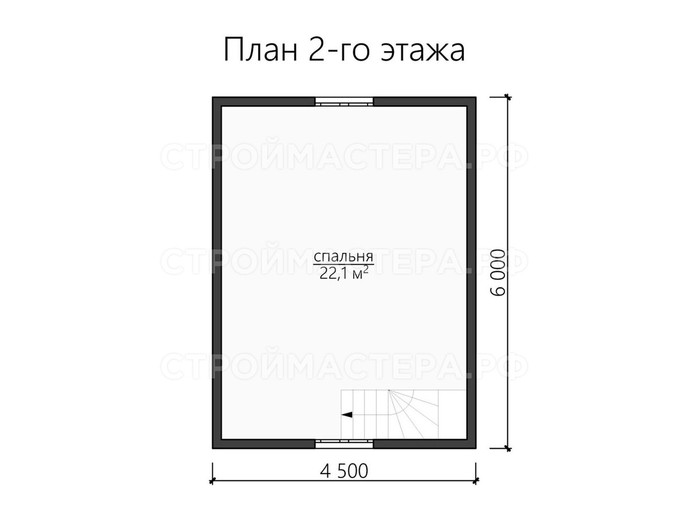 Дом из бруса проект «ДБ-34»