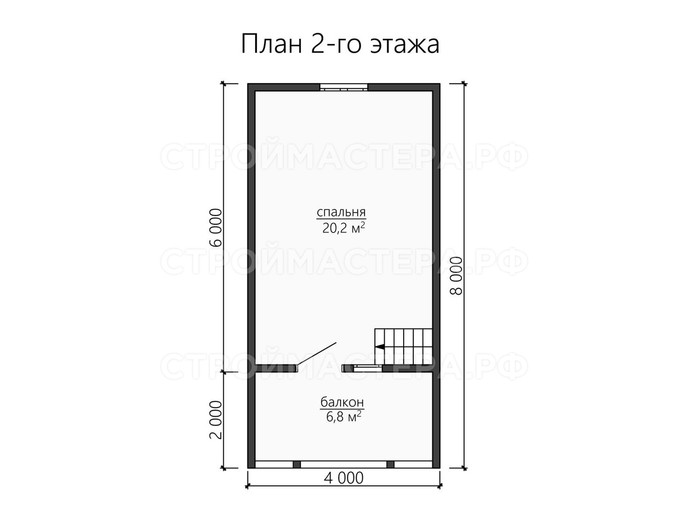 Дом из бруса проект «ДБ-38»