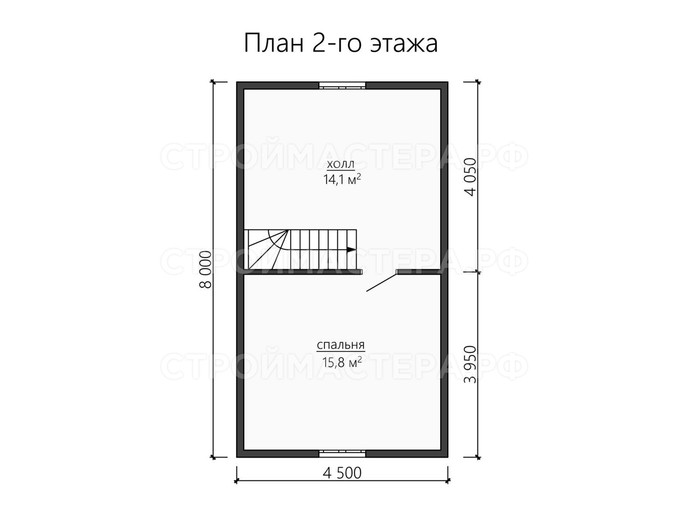 Каркасный дом проект «КД-41»