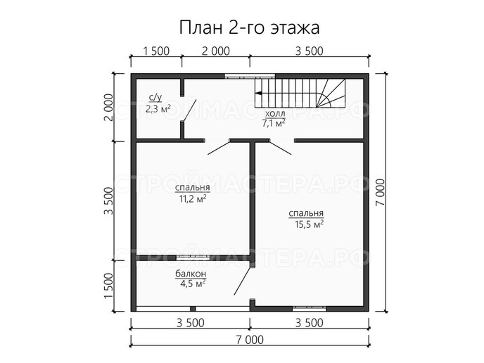 Каркасный дом проект «КД-47»