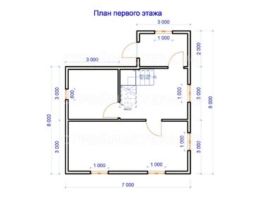 Каркасный дом 7х6 в Раменье