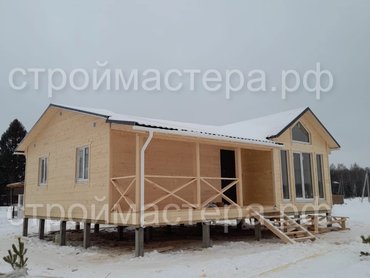 Каркасный дом 9х10м